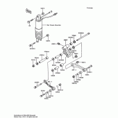 Схема узла: Задняя подвеска для Kawasaki ZX600 Ninja 600R