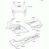 Схема вузла: Decals(msblue)(ex500-e2) для Kawasaki EX500 EX500