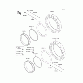 Схема вузла: Шини для Kawasaki VN1500 Vulcan 1500 Drifter