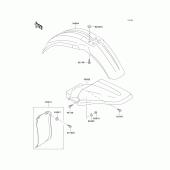 Схема вузла: Крило для Kawasaki KX85 KX85