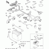 Схема вузла: Електроустаткування для Kawasaki VN1500 VN1500 Drifter