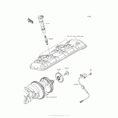 Схема вузла: Ignition System для Kawasaki ZR900 Z900