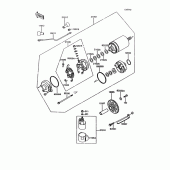 Схема вузла: Starter motor для Kawasaki ZG1000 Concours
