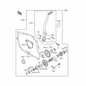 Схема узла: Опция для Kawasaki KLX250 KLX250