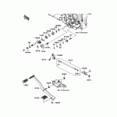 Схема узла: Переключатель передач для Kawasaki VN1700 VN1700 Classic Tourer ABS