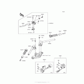 Схема вузла: Кермо & Пульт управління рульовим для Kawasaki EX300 Ninja 300