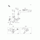 Схема узла: Руль & Пульт управления рулевой для Kawasaki ZX1200 ZZR1200