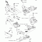 Схема узла: Fuel injection для Kawasaki ZR750 Z750R