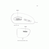 Схема вузла: Наклейки (A6F/A7F/A8F) для Kawasaki EJ400 W400