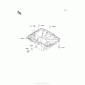 Схема вузла: Oil Pan для Kawasaki ZX1000 Ninja 1000 ABS