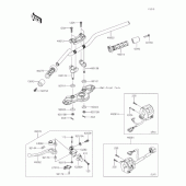 Схема узла: Руль для Kawasaki EX400 Ninja 400R