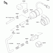Схема вузла: Fuel pump для Kawasaki ZX600 ZZ-R600