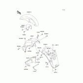 Схема узла: Крыло для Kawasaki ZG1000 1000GTR
