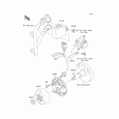 Схема вузла: Генератори для Kawasaki KX85 KX85