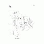 Схема узла: Аксессуары(dc12v socket) для Kawasaki KLE650 Versys 650 ABS