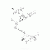 Схема узла: Переключатель передач для Kawasaki BR250 Z250SL ABS