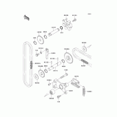 Схема узла: Водяной насос для Kawasaki VN1500 Vulcan 1500 Classic