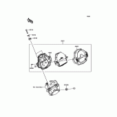 Схема вузла: Meter(s) для Kawasaki EN650 Vulcan S Café ABS
