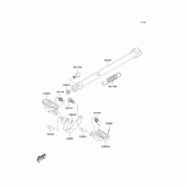 Схема вузла: Stand(s) для Kawasaki KLX125 KLX125