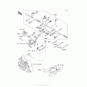 Схема вузла: Електроустаткування для Kawasaki AX125 Fury 125R