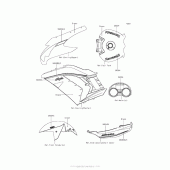 Схема вузла: Decals (Green)(Fffa)(Ca,us) для Kawasaki ZX1400 Ninja ZX-14R ABS