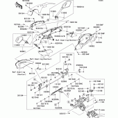 Схема вузла: Cowling(upper) для Kawasaki ZX1000 Z1000SX