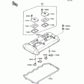 Схема узла: Клапанная крышка для Kawasaki ZX1000 ZX-10