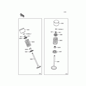 Схема вузла: Клапан для Kawasaki BX250 NINJA 250SL ABS