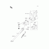 Схема вузла: Stand(s) для Kawasaki KLZ1000 Versys 1000