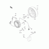 Схема вузла: Генератор для Kawasaki KLX300R