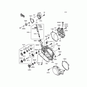 Схема вузла: Engine Cover(s) для Kawasaki KX85 KX85-II