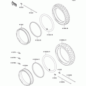 Схема вузла: Шини для Kawasaki ZR1100 Zephyr 1100RS