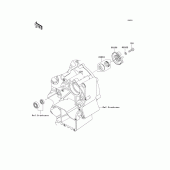 Схема вузла: Водяний насос Kawasaki VN900 Vulcan 900 Classic LT
