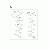 Схема вузла: Owners tools для Kawasaki KL650 KLR650