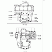 Схема узла: Болты картера двигателя для Kawasaki ZR1000 Z1000