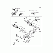Схема вузла: Аксесуари (Fog Lamp) для Kawasaki EN650 Vulcan S