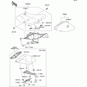 Схема узла: Сиденье (1/2) для Kawasaki ZX600 Ninja ZX-6R