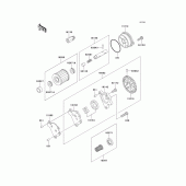 Схема узла: Масляный насос для Kawasaki KL650 KLR650