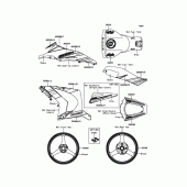 Схема вузла: Decals(Ebony) для Kawasaki ZX1000 Ninja ZX-10R