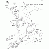 Схема вузла: Headlight(s) для Kawasaki ZR1100 ZRX1100
