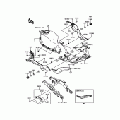 Схема вузла: Side Covers/Chain Cover для Kawasaki ER650 Z650 ABS