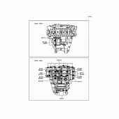Схема вузла: Болти картера двигуна для Kawasaki ZX1000 Ninja ZX-10R ABS