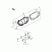 Схема вузла: Meter(s) для Kawasaki ZR800 Z800