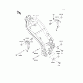 Схема вузла: Кріплення для Kawasaki EX250 ZZR250