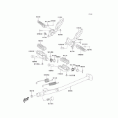 Схема вузла: Stand(s) для Kawasaki KLX400 KLX400SR