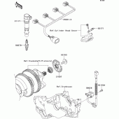 Схема вузла: Ignition system для Kawasaki ZG1400 1400GTR ABS