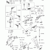 Схема вузла: Замок запалювання для Kawasaki ZR750 Z750 ABS