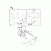 Схема узла: Сиденье для Kawasaki VN1700 Vulcan 1700 Voyager