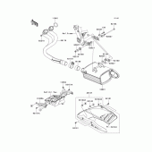 Схема вузла: Вихлопна система для Kawasaki ER650 ER-6N ABS