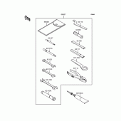 Схема вузла: Інструмент для Kawasaki BJ250 Estrella